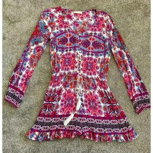 Altar’d State Patterned Romper size Small